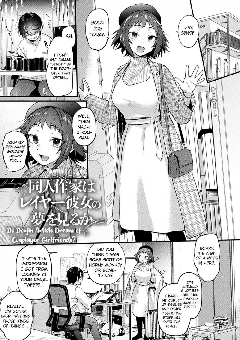 Hentai Manga Comic-Doujin Sakka wa Cosplay Ecchi no Yume o Miru ka?-Chapter 2-1